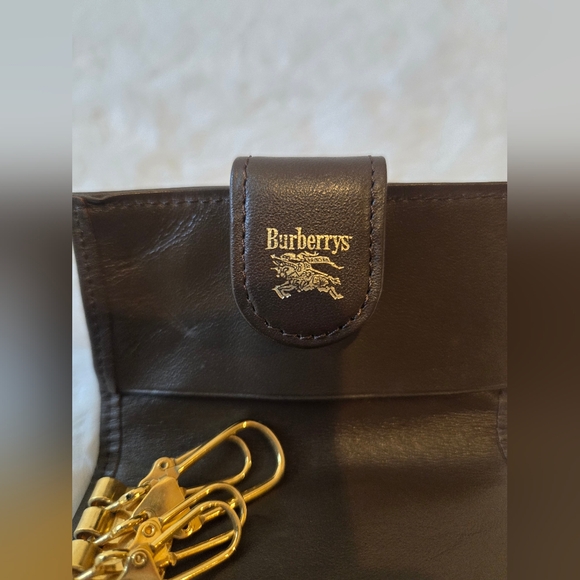 Burberry Tan and Brown Checkered Key Case - Picture 8 of 14